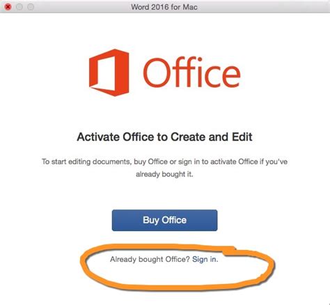 sign in to activate office 365